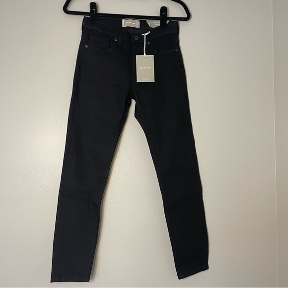 Everlane Black Mid Rise Ankle Jeans NWT - Picture 4 of 12